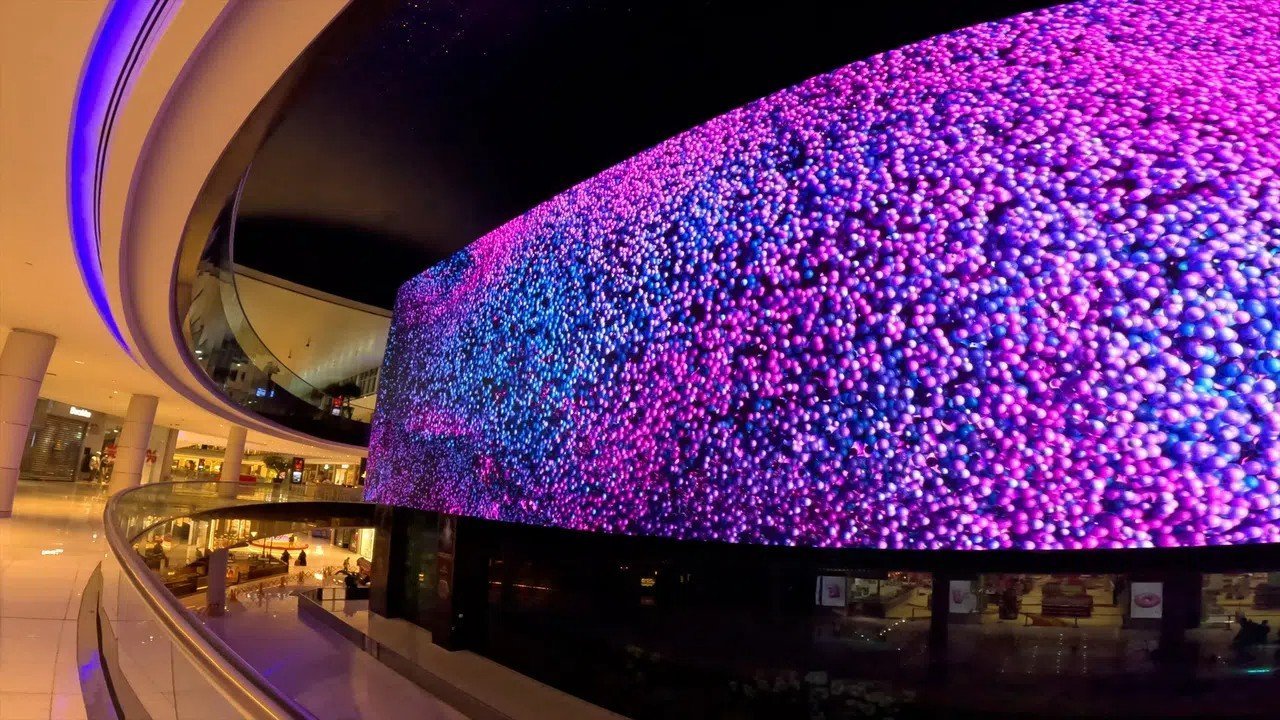 LED screen installation UAE