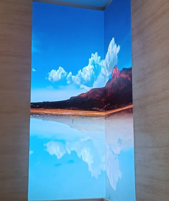 Indoor Corner Cut LED Screen