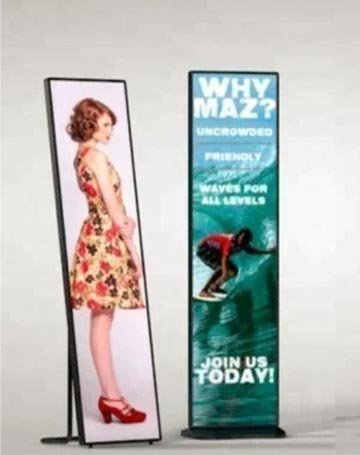 LED Posters<br>& Kiosks