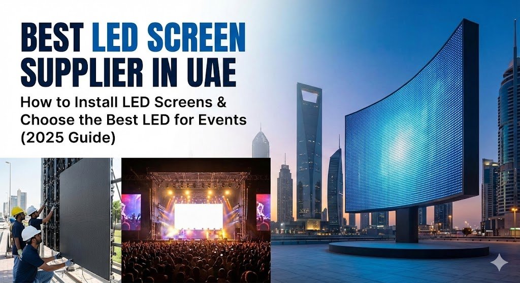 Best LED Screen Supplier in UAE – How to Install LED Screens & Choose the Best LED for Events (2025 Guide)
