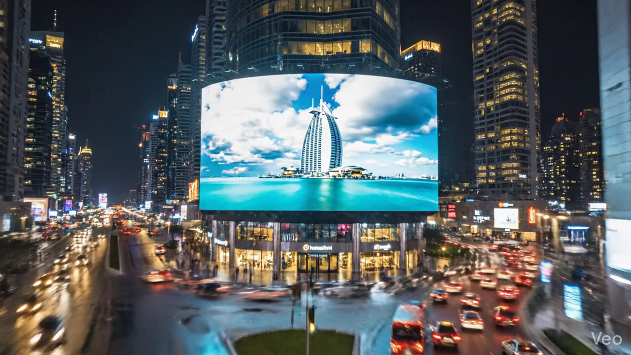Outdoor Curved LED Screens in UAE