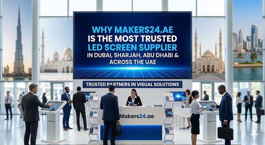 Why Makers24.ae Is the Most Trusted LED Screen Supplier in Dubai, Sharjah, Abu Dhabi & Across the UAE