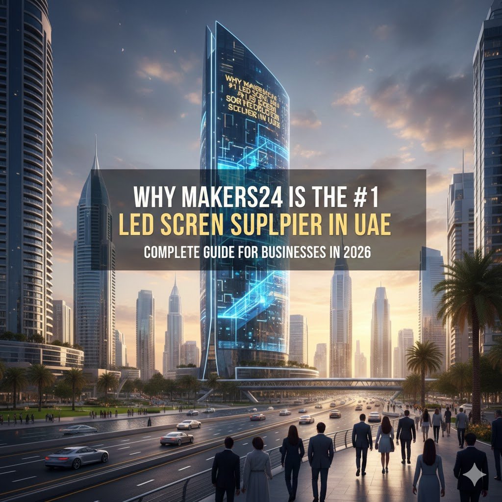 Why Makers24 is the #1 LED Screen Supplier in UAE – Complete Guide for Businesses in 2026