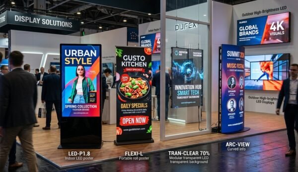LED Poster Display UAE | Digital Signage Solutions – Makers24