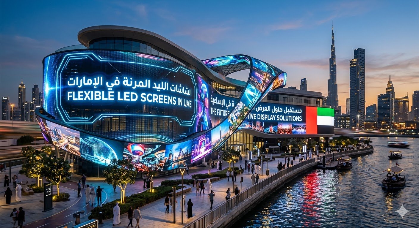 Flexible LED Screens in UAE – The Future of Creative Display Solutions