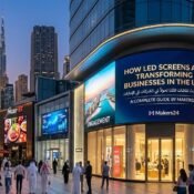 How LED Screens Are Transforming Businesses in the UAE – A Complete Guide by Makers24