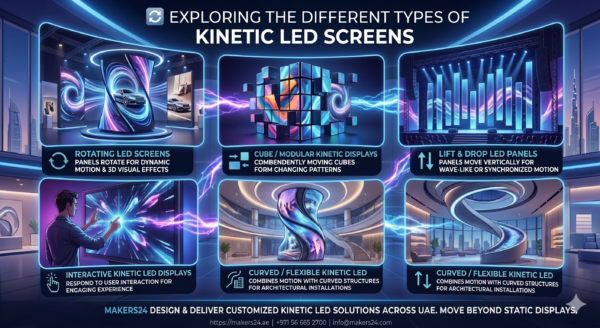 Types Of Indoor LED Screens UAE | Video Wall, Boardroom & Retail Displays