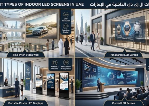 Different Types of Indoor LED Screens in UAE – Complete Guide for Modern Businesses