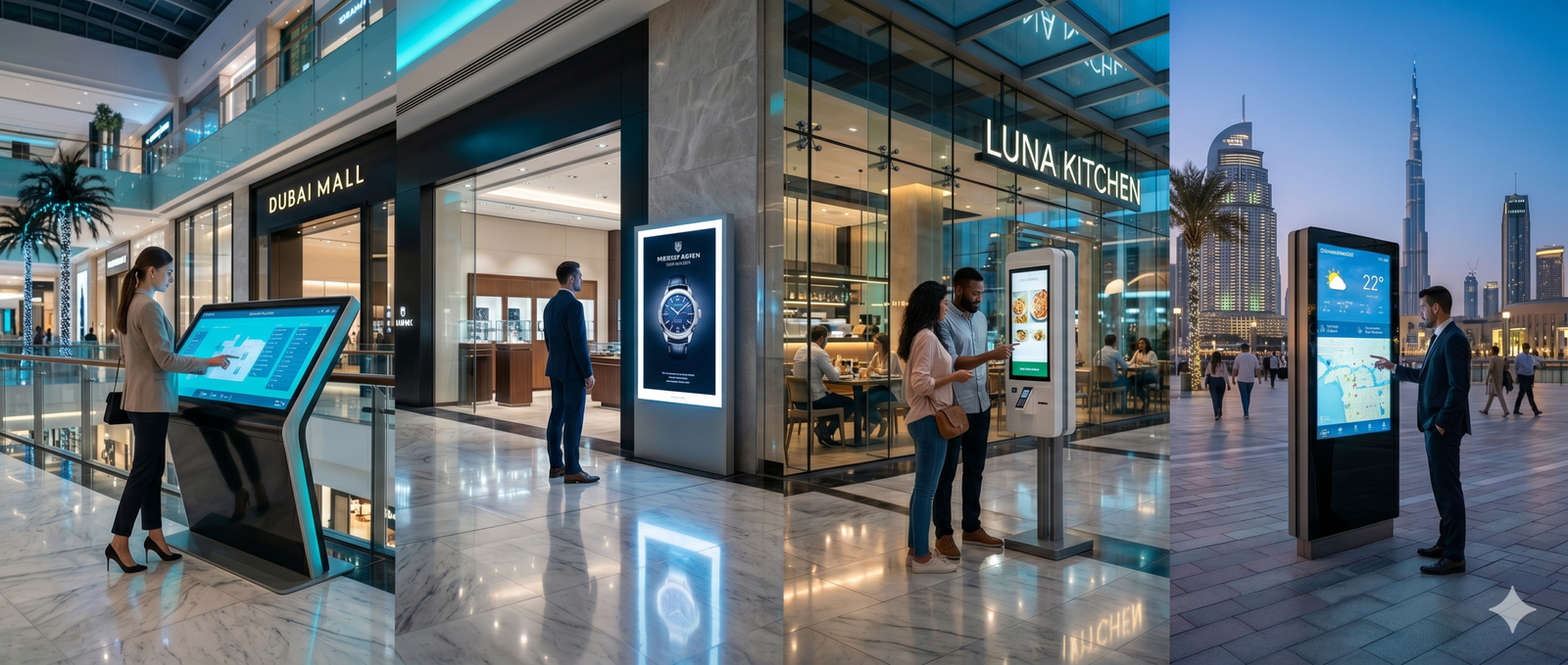 Different Types of LED Kiosks in UAE – Smart Digital Solutions for Modern Businesses