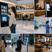 Best Digital Kiosk Solutions in UAE Interactive Touchscreen Kiosks by Makers24