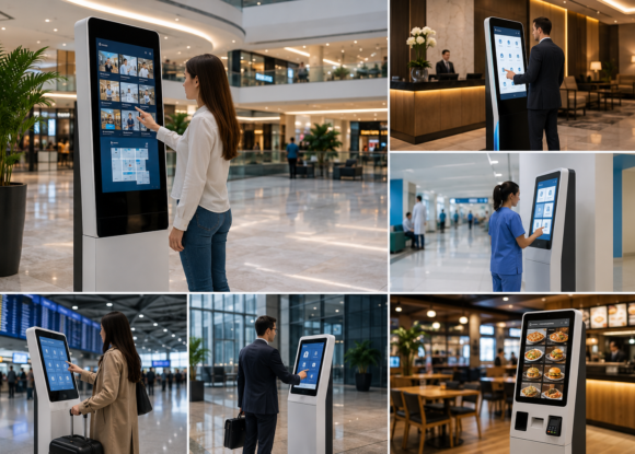 Best Digital Kiosk Solutions in UAE | Interactive Touchscreen Kiosks by Makers24