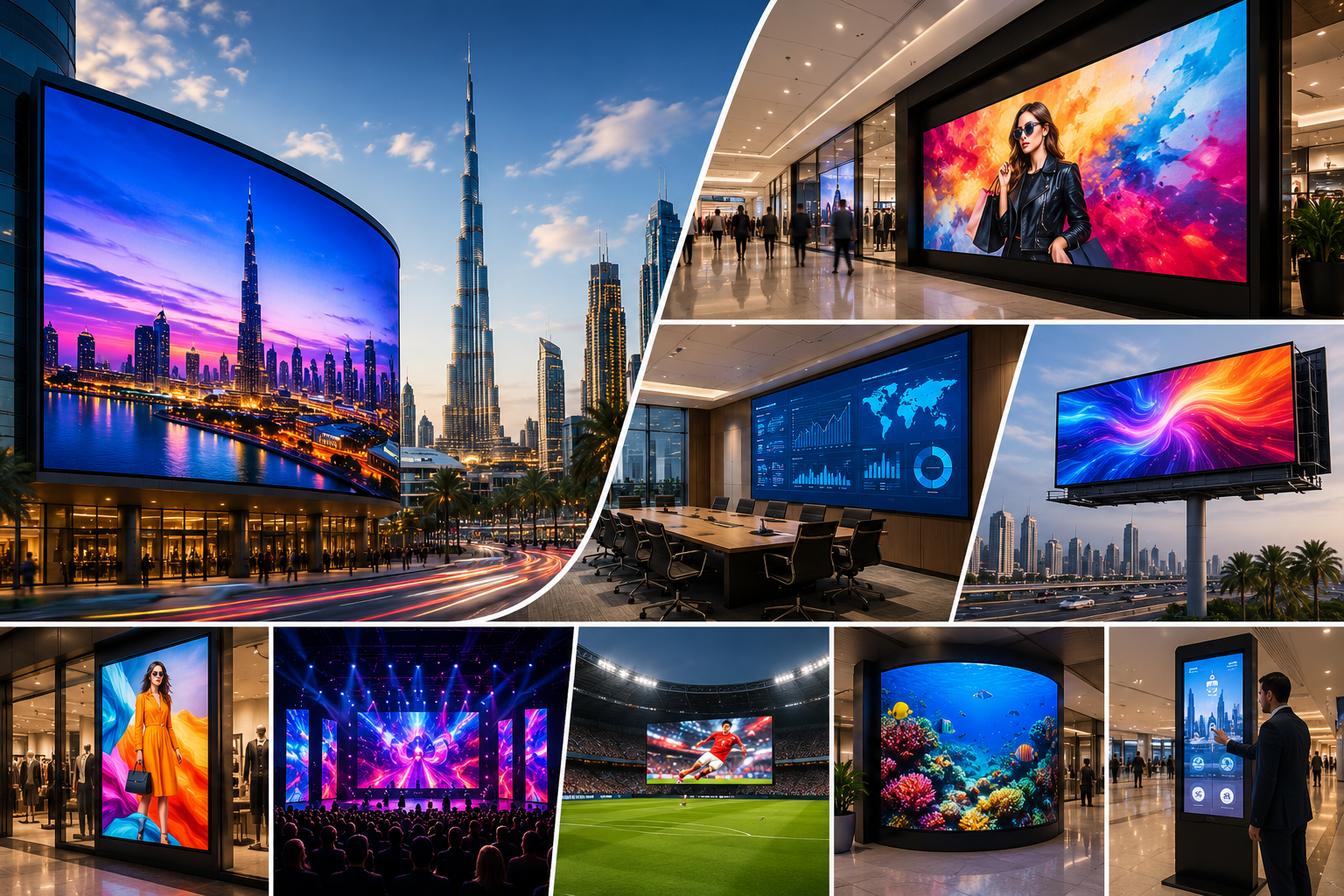 Best LED Screen Supplier in UAE – Premium LED Display Solutions by Makers24