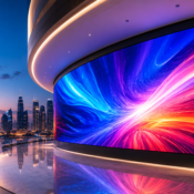 Curved LED Screens in UAE – Premium Curved LED Display Solutions by Makers24