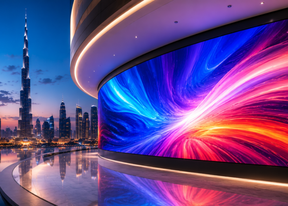 Curved LED Screens in UAE – Premium Curved LED Display Solutions by Makers24
