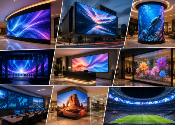 Custom Size LED Screens in UAE – Tailored LED Display Solutions by Makers24