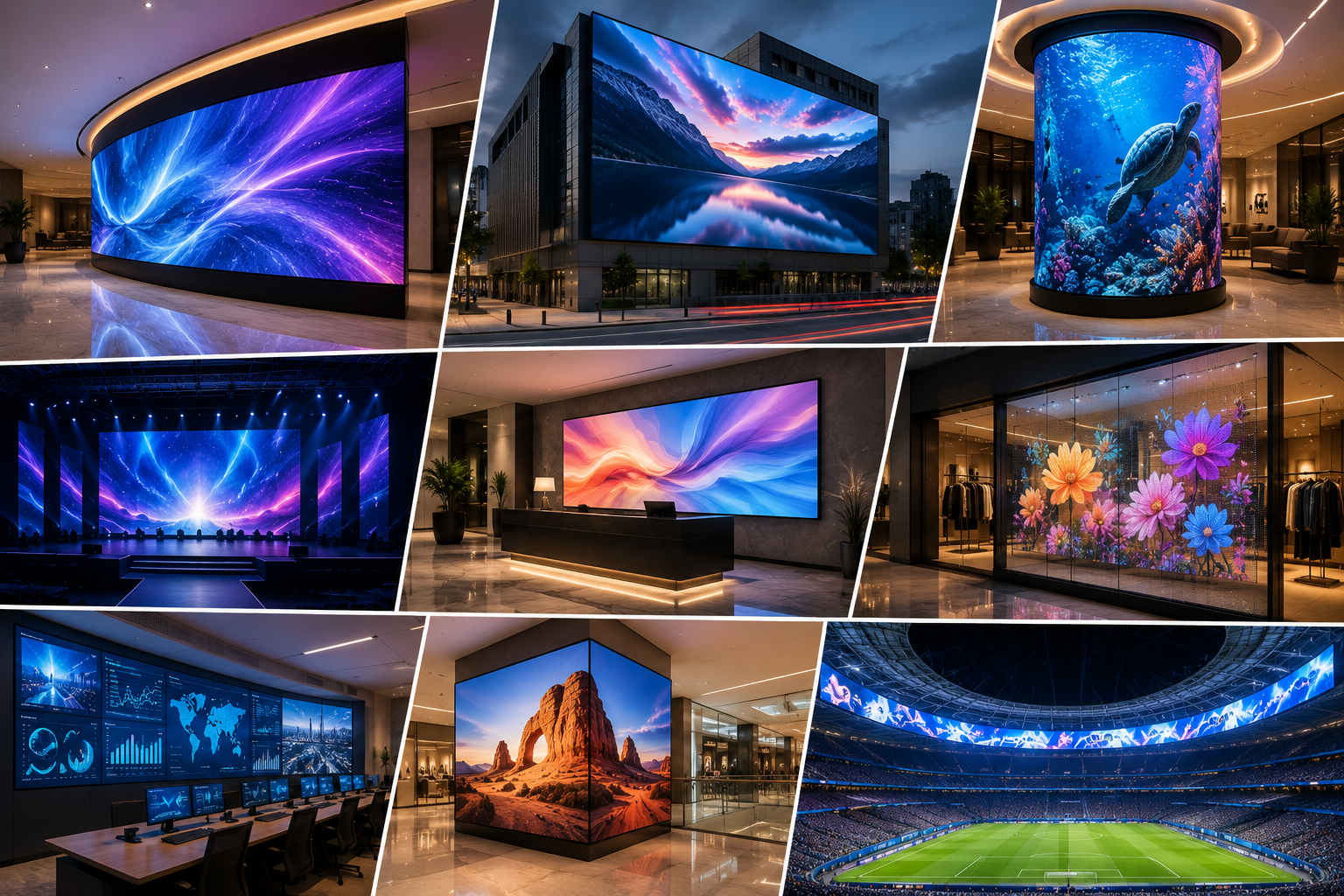 Custom Size LED Screens in UAE – Tailored LED Display Solutions by Makers24