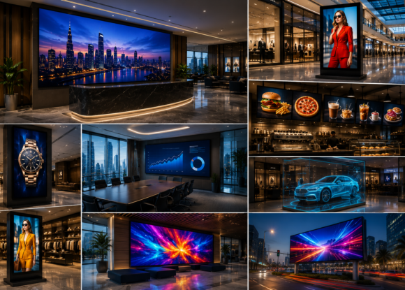 Digital Signage LED Screens in UAE – Transform Your Business with Makers24