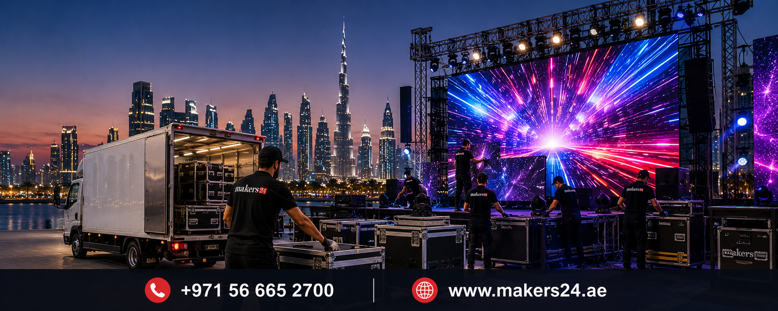 Last-Minute LED Screen Rental in UAE – Fast Delivery & Professional Installation