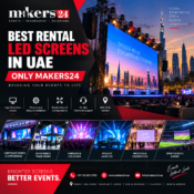 Best Rental LED Screens in UAE — Only Makers24