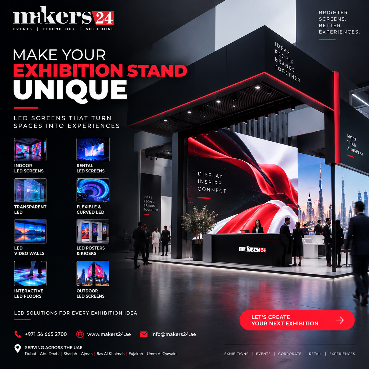 Make Your Exhibition Stand Unique with the Right LED Display