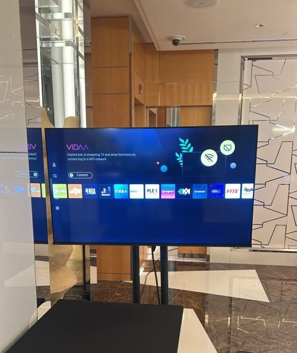 65-Inch Interactive Screen Display at St. Regis Downtown Dubai | Flight Co Ltd