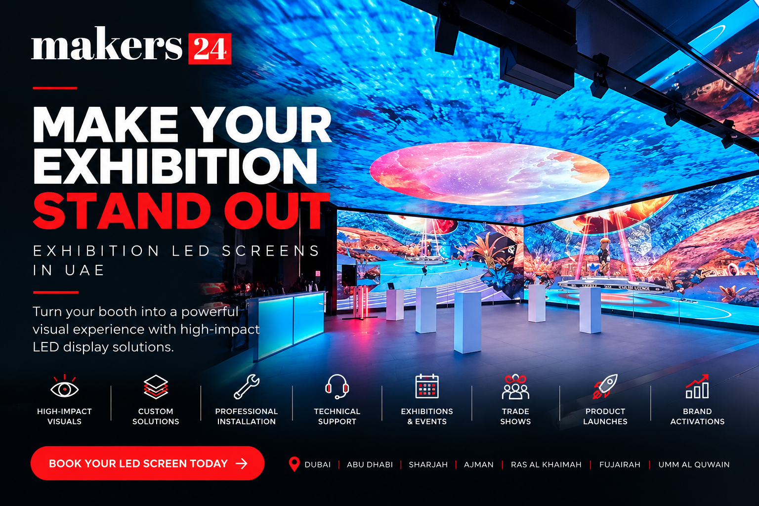 Exhibition LED Screens in UAE – Book Your LED Screen Today