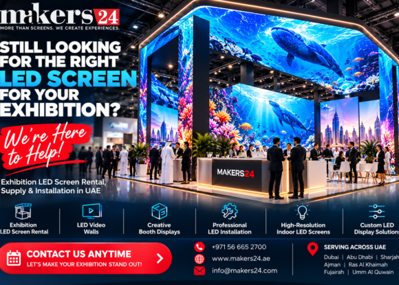 Immersive LED Screen Rental for Exhibitions in UAE | Makers24